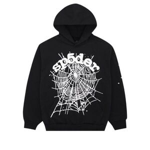 Black/White Sp5der Hoodie